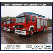 Caminhão de bombeiros da água e da espuma de Sinotruk HOWO 4 * 2 (6000 / 810000L)